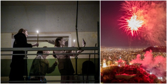 Вся Греция на балконах: особая Пасха в этом году