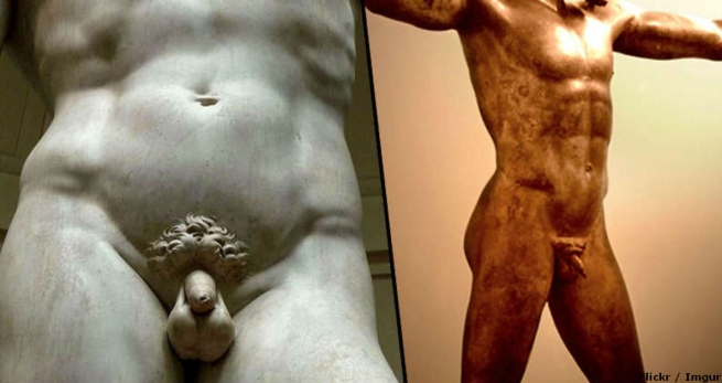 Почему у древних статуй всегда маленькие пенисы