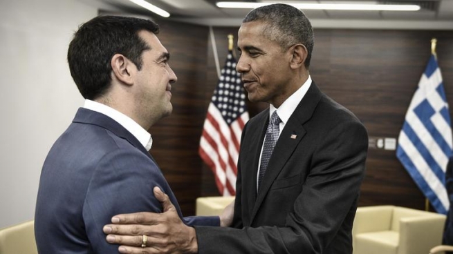 Ципрас сорвал ужин Обамы предложив поддержать Россию