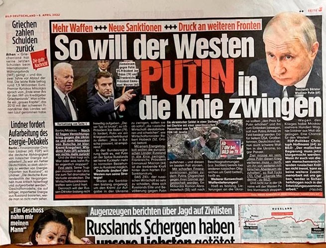 Хотели поставить Путина на колени, а поставили на колени собственный народ