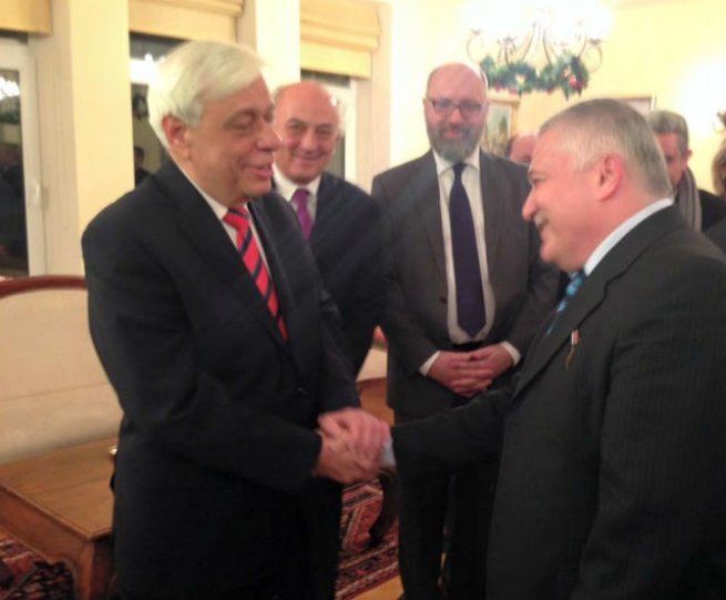Президент Греции встретился в Москве с представителями греческой диаспоры России