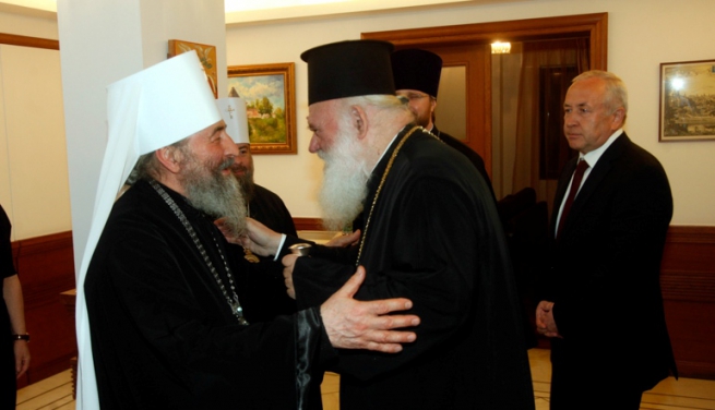 Блаженнейший митрополит Киевский и всея Украины Онуфрий посетил Грецию