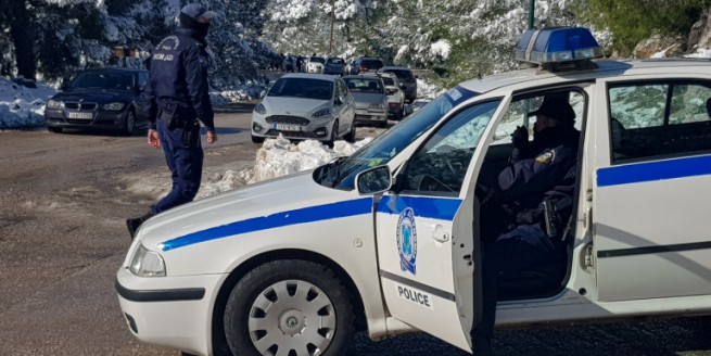 Снегопад в Греции: кольцевая дорога Пентели-Неа Макри закрыта