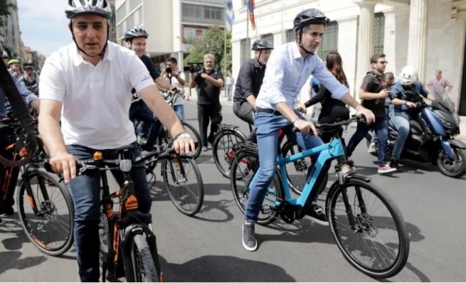 Две новые велосипедные дорожки в больших Афинах
