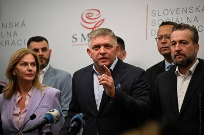 Лидер партии Smer-SD, победившей на парламентских выборах в Словакии, намерен прекратить помощь Украине