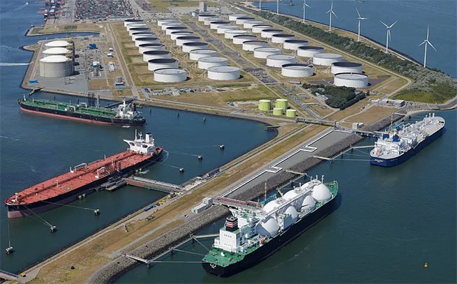 Терминал Gate в Нидерландах является важной точкой входа для сжиженного природного газа, жизненно важного топлива для Европы.
