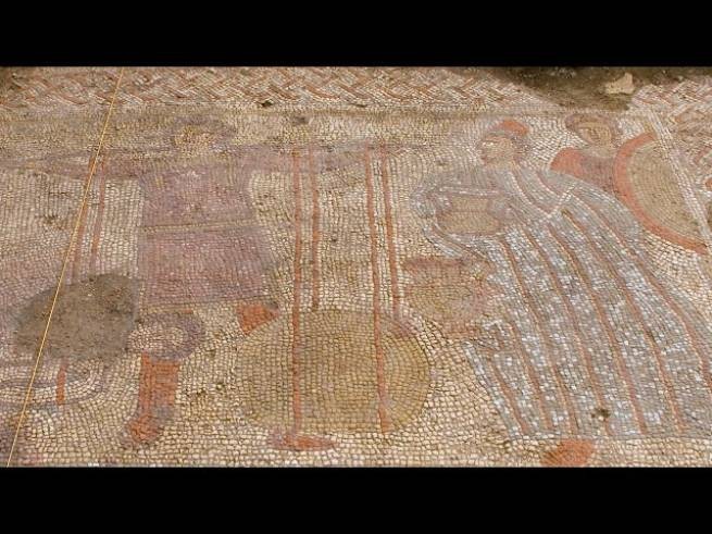 Мозаика с изображением битвы Ахилла и Гектора обнаружена в Великобритании
