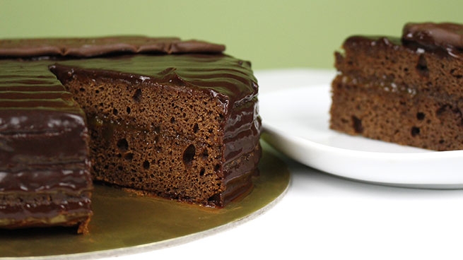 Вкусный шоколадный торт "Захер"