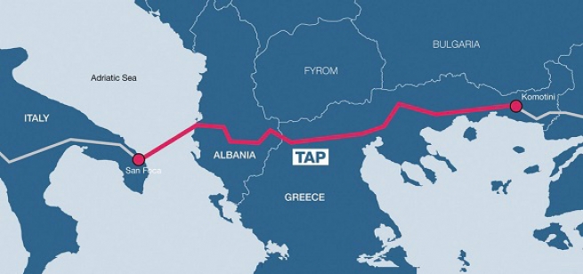 За 5 лет итальянская Snam намерена вложить в строительство газопровода TAP 270 млн евро