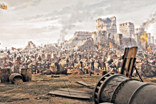 &quot;Падение Константинополя&quot; - панорама, открытая в Стамбуле, 2009 г.