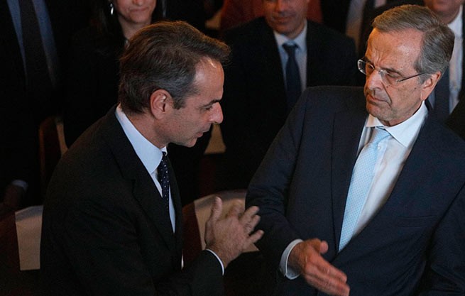 Samaras ist gegen Mitsotakis wegen Änderung des Einwanderungsgesetzes