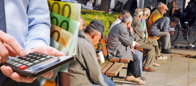 Пенсии: менее 500 евро в месяц получают 1,2 миллиона греков
