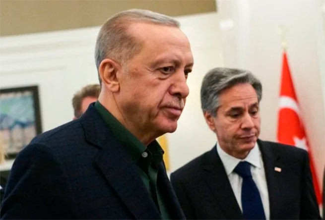 Эрдоган «продинамил» министра иностранных дел США А.Блинкена