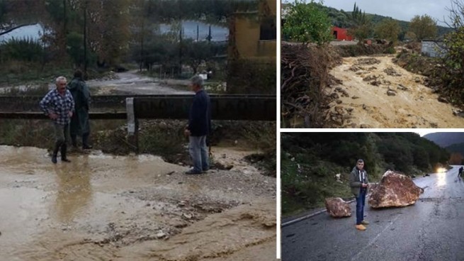 Циклон «Пенелопа» принес наводнения и оползни в центральной и южной Греции