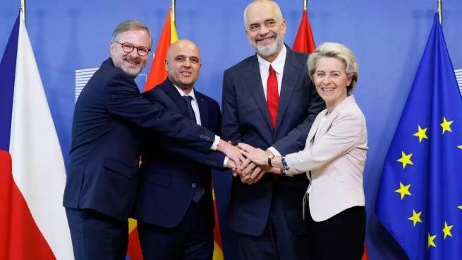 Начались переговоры по вхождению Северной Македонии и Албании в Евросоюз