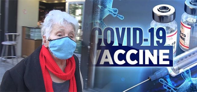 Опрос по поводу принудительной вакцинации и штрафов для пожилых (видео)