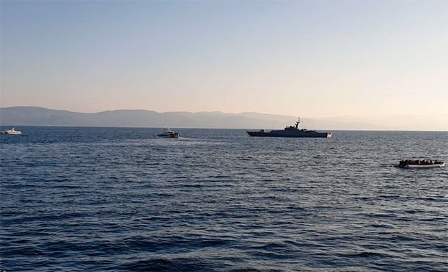 Турецкие катера помогали прорваться мигрантам на греческий остров