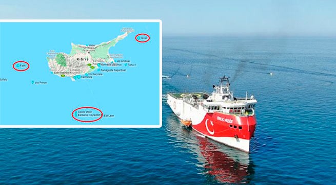 Турция отправляет третью буровую установку к берегам Кипра
