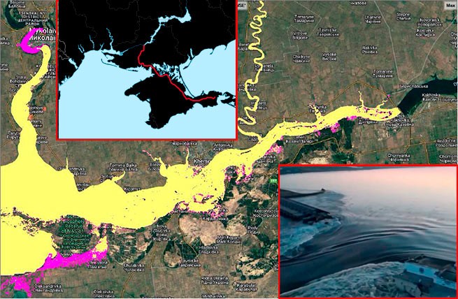 Pronews.gr: украинцы взорвали Каховскую плотину – затапливают Херсон и перекрывают подачу воды в Крым