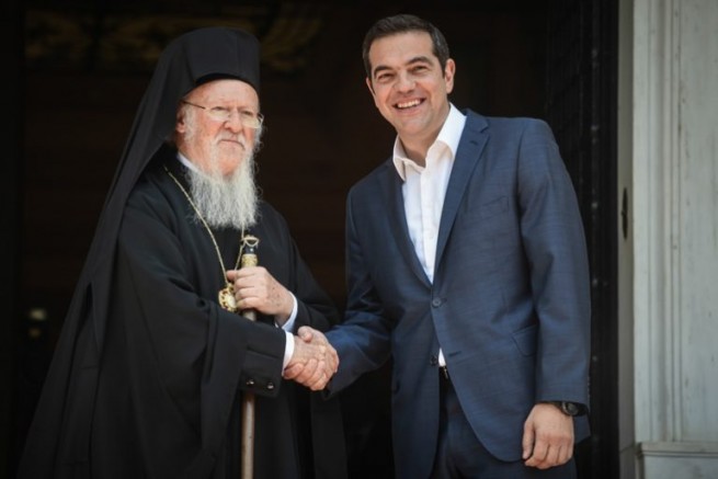 Ципрас хочет обсудить с Варфоломеем отделение церкви от государства