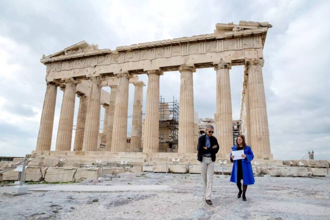 Акрополь закрыли ради особой экскурсии для Барака Обамы