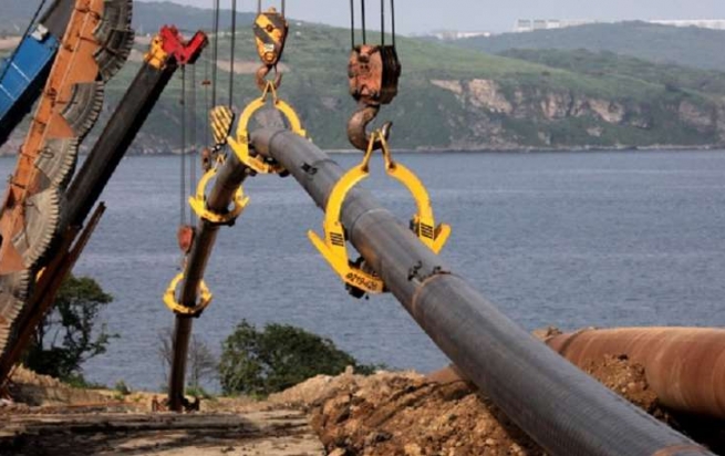 Газпром дал старт «Турецкому потоку» у побережья Черного моря