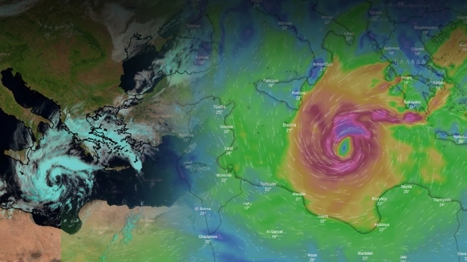 Вслед за "Ксенофонтом" на Грецию надвигается циклон "Зорба"