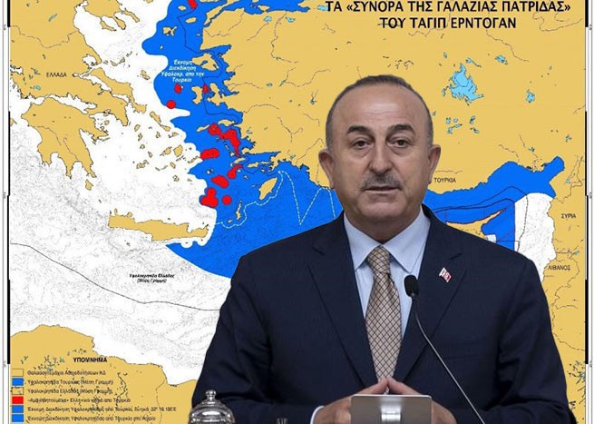 Глава МИД Турции предупредил Грецию о расширении территориальных вод в Эгейском море