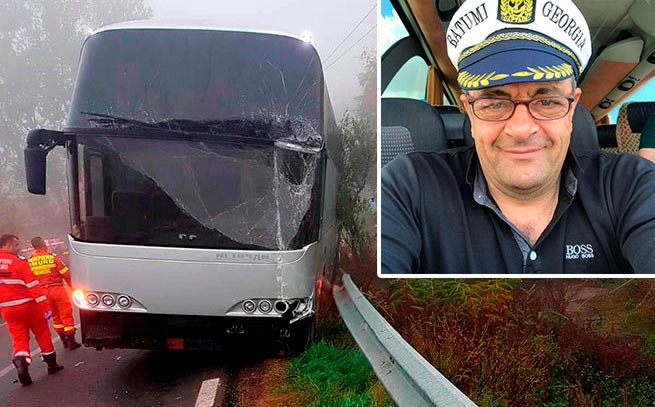 Подробности об аварии автобуса Афины - Одесса