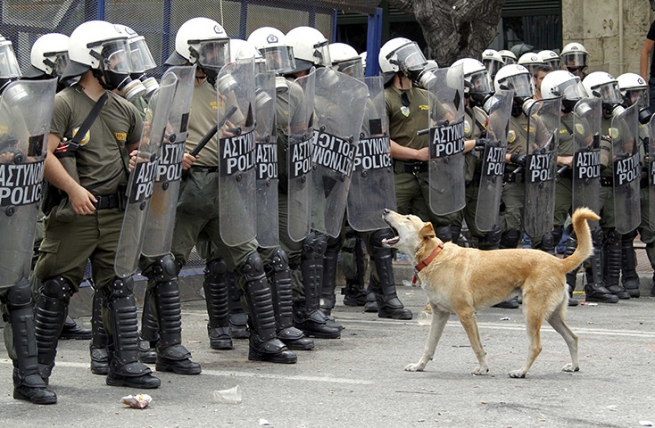 Полиция готовится к митингу 4 февраля в Афинах