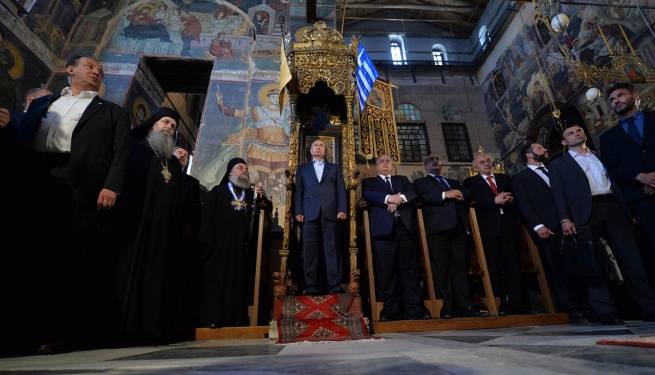 Запад возмущен тем, как греки приняли Путина на Афоне