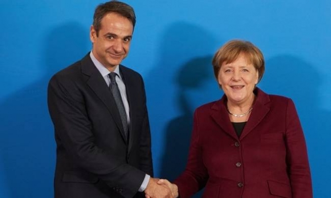В Берлине состоялась встреча Ангелы Меркель и Кириакоса Мицотакиса