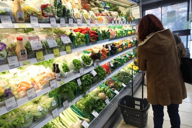 ΕΛΣΤΑΤ: инфляция на уровне 7% в январе, 15,4% на продукты питания