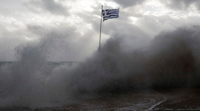 Греция: экстренное предупреждение о штормах, ливнях и снегопадах