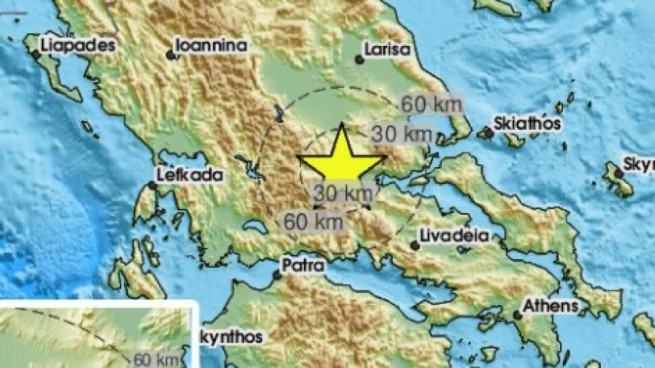 Землетрясение в Ламии