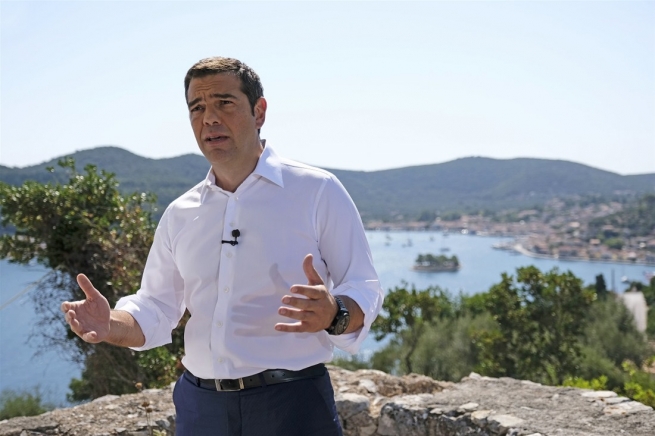 Обращение Ципраса к грекам с острова Итака