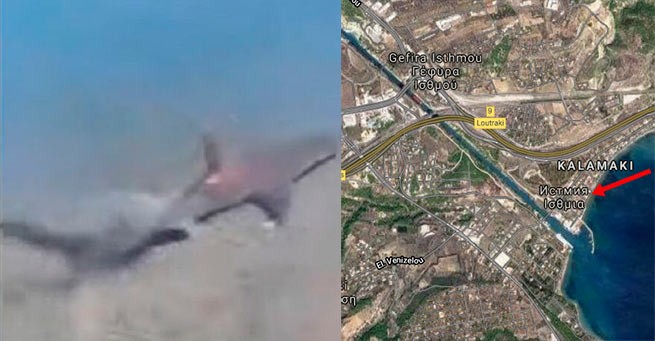 Видео: крупная акула проплыла у пляжа около Коринфа