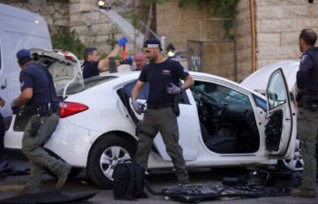 Теракт в Израиле с тараном автомобиля (добавлено видео)