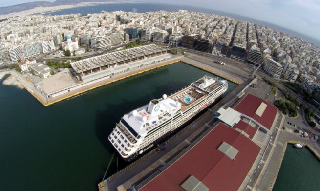 Прибытие круизных лайнеров в порт Пирей увеличится