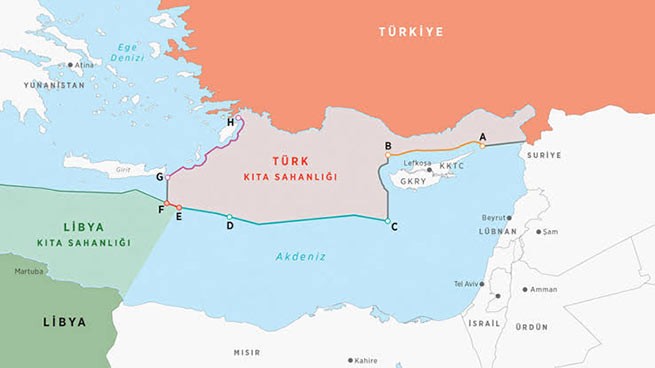 Турция официально взяла под контроль ИЭЗ Ливии и фактически окружает Грецию