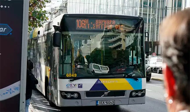 3 апреля остановка работы автобусов и троллейбусов в Афинах