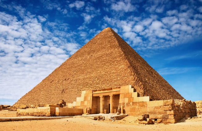 Пирамида Хеопса, как «русская матрешка» состоит из трех пирамид трех фараонов