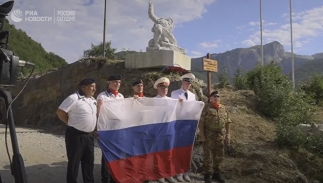 В Италии открыли памятник погибшему под Пальмирой офицеру Прохоренко