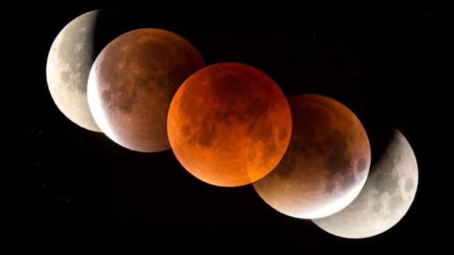 "Красная Луна" - редкое астрономическое явление