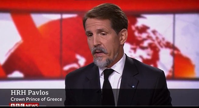 Греки возмущены «наследным принцем Греции», представленным BBC
