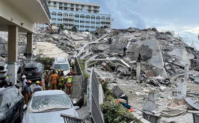 Рухнувший дом во Флориде похоронил под развалинами 90 человек