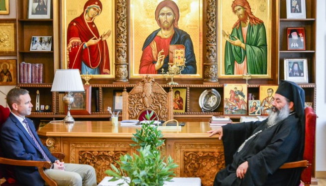 Митрополит Лангадасский провел встречу с Генконсулом США в Салониках