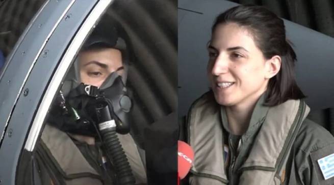 Теодора Дуру, 29-летняя женщина-пилот греческого истребителя &quot;Mirage&quot;