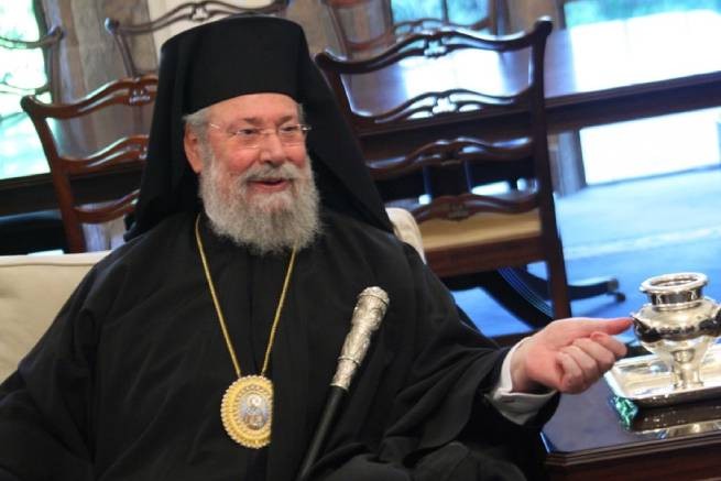 В понедельник 7 ноября скончался  глава православной церкви Кипра