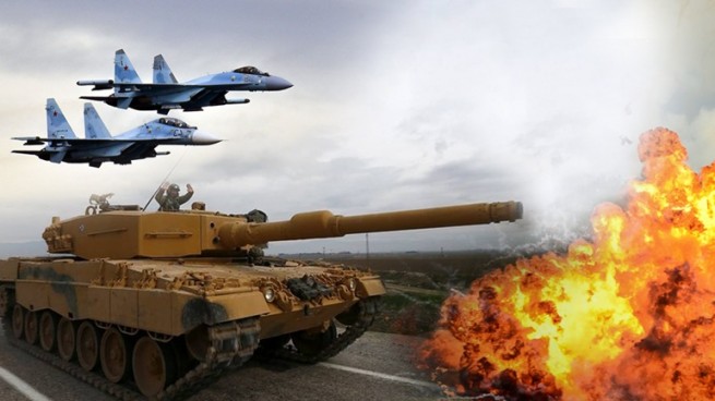 Сирийская авиация разбомбила турецкий конвой в Идлибе. Не обошлось без ВКС РФ.
